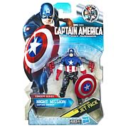 Captain America Night Mission Capt. America Figure, Not Mint
